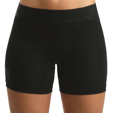 Schwarze adidas Shorts für Damen 